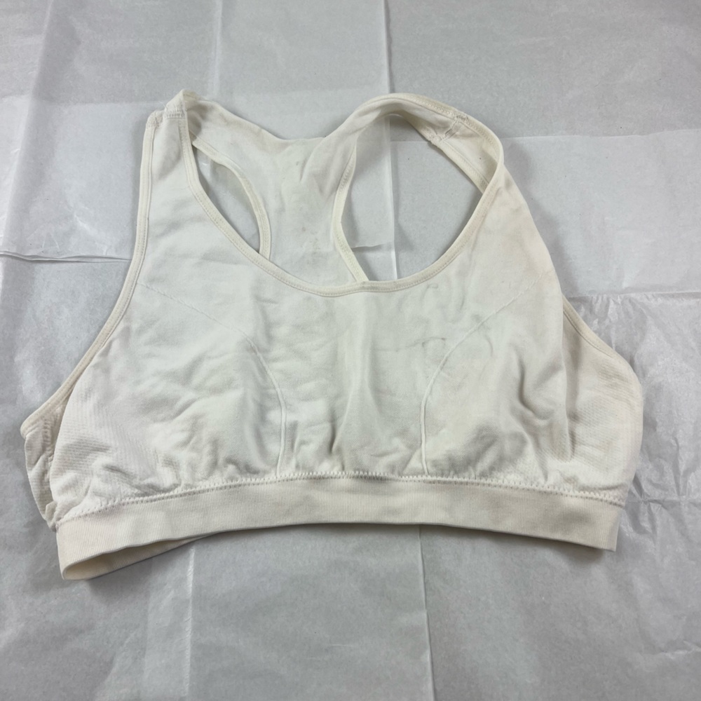 XL more than magic off white T shirt sports bra